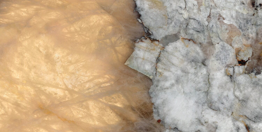 Geoda Gold 60x120cm Hochglanz