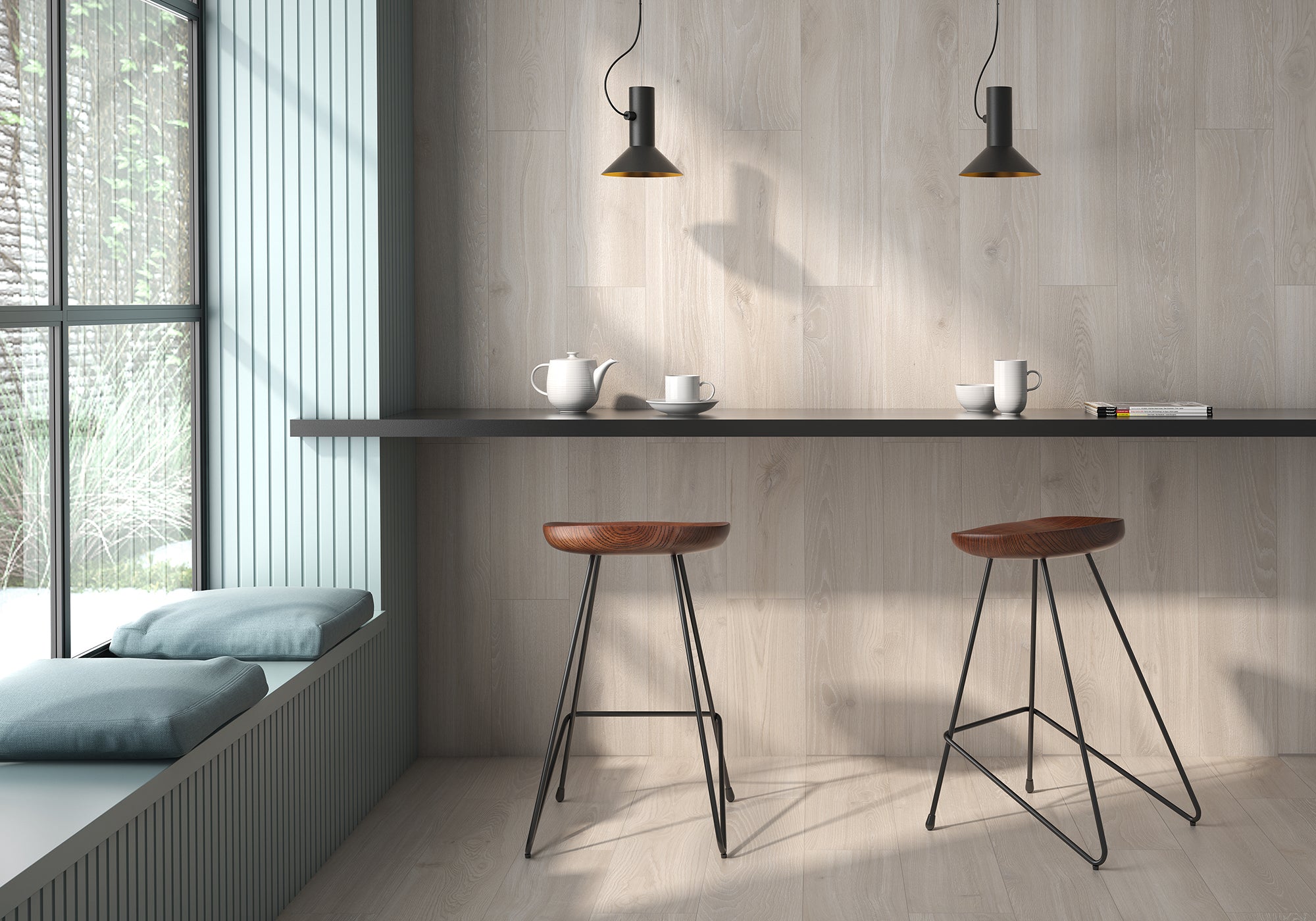 Borneo Almond 20x120cm Holzoptik