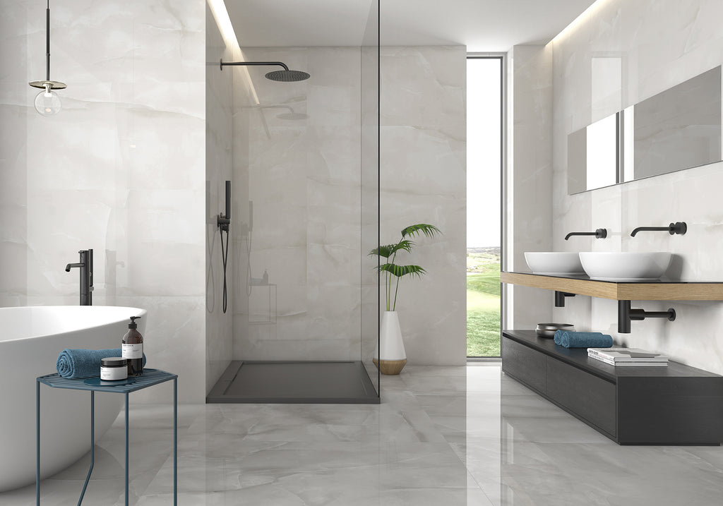 Soma Blanco 120x120cm Hochglanz