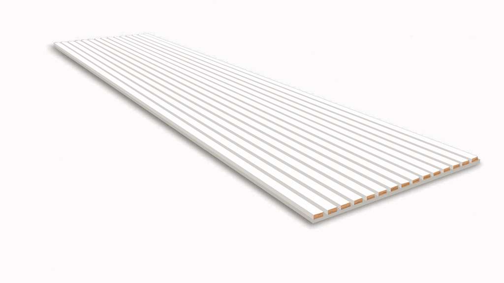 Akustik-Paneel Total White Full Color 600x2600x17mm