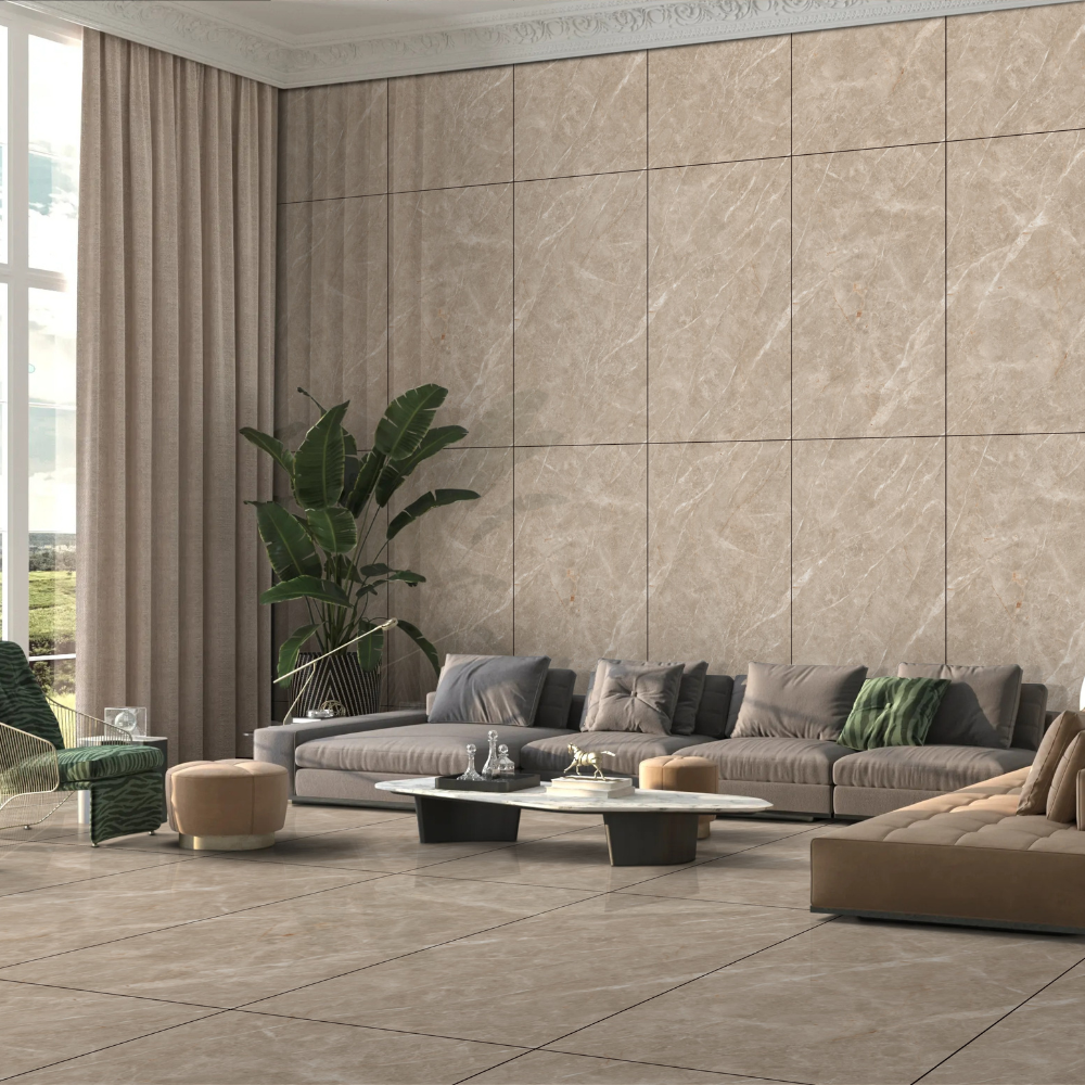 Infinity Rayon Ocre Hochglanz 60x120cm - FloorAVita