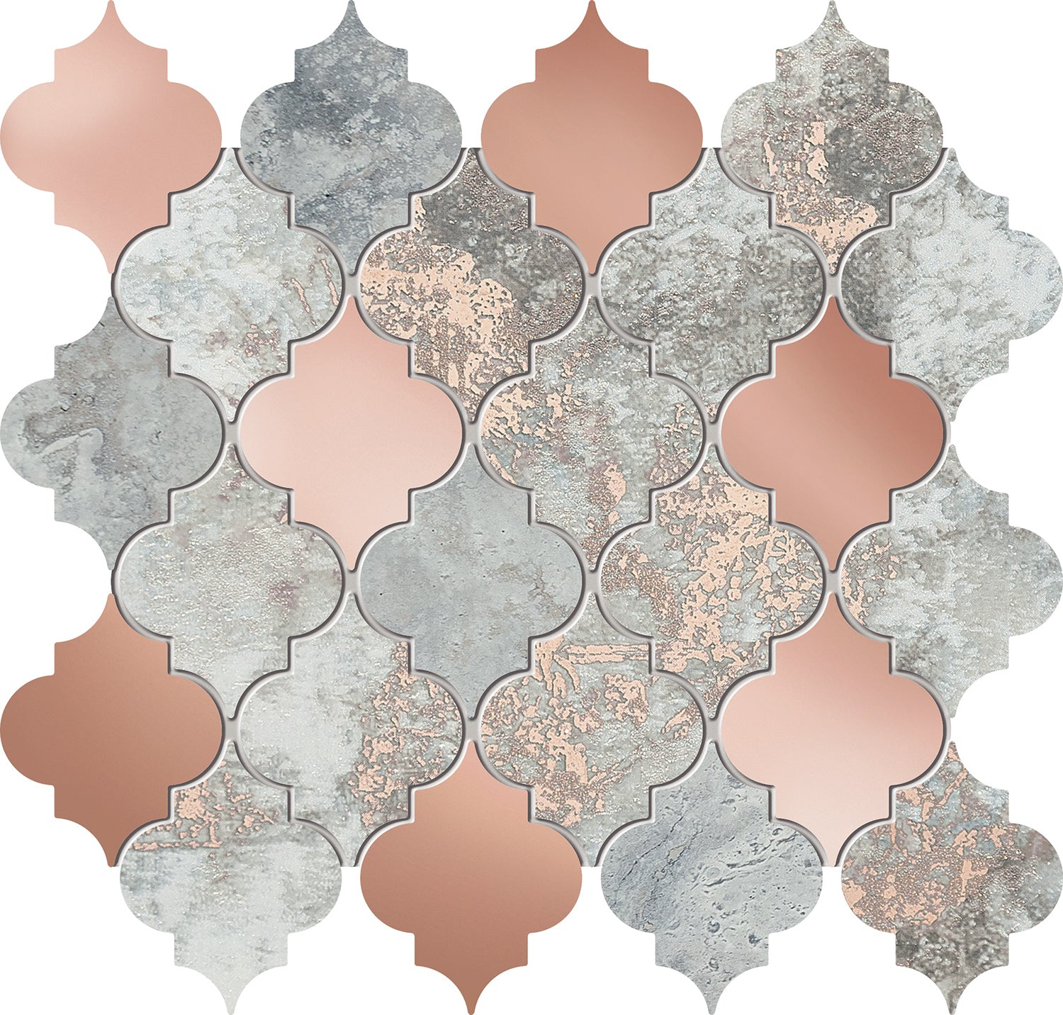 Fadma Wandmosaike  26,4x24,6cm Matt + Glänzend