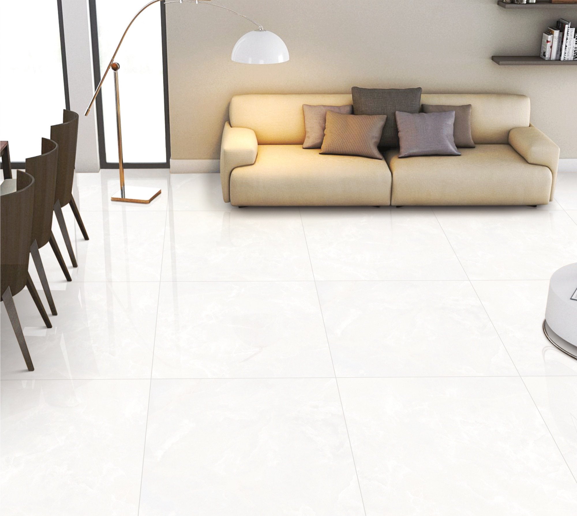 Madras Bianco 120x120cm