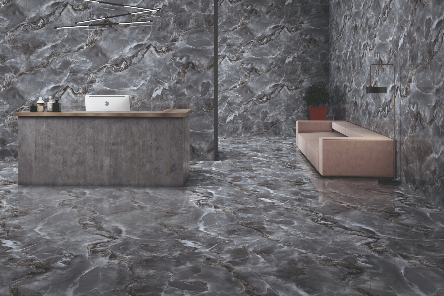 Endless Love Onyx Black 60x120cm