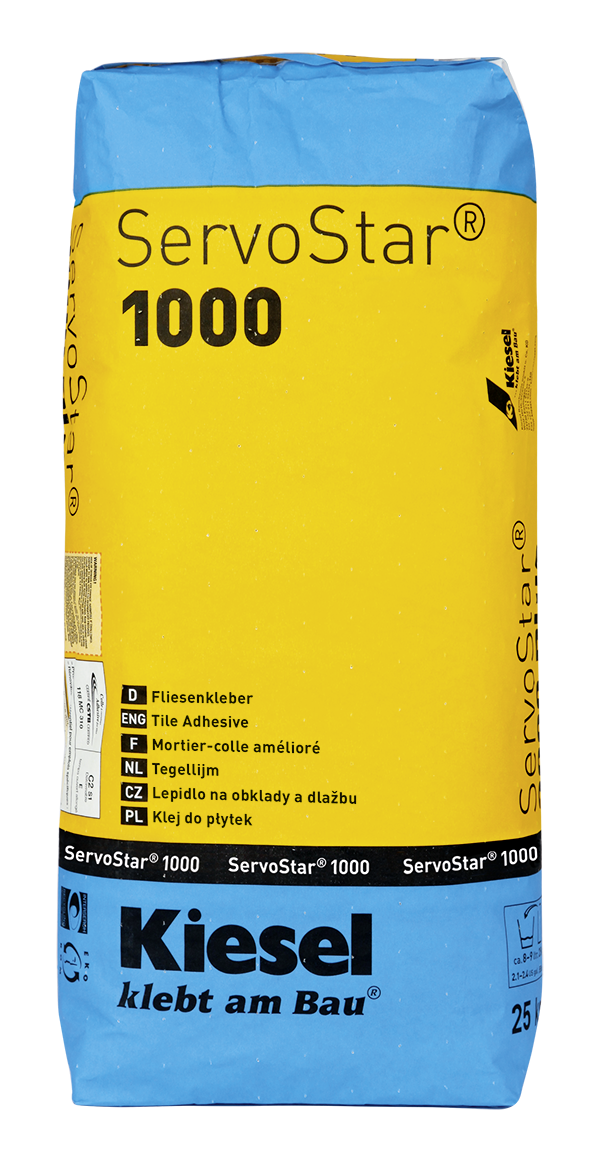 Fliesenkleber Kiesel Servostar 1000 - 25KG C2-TE