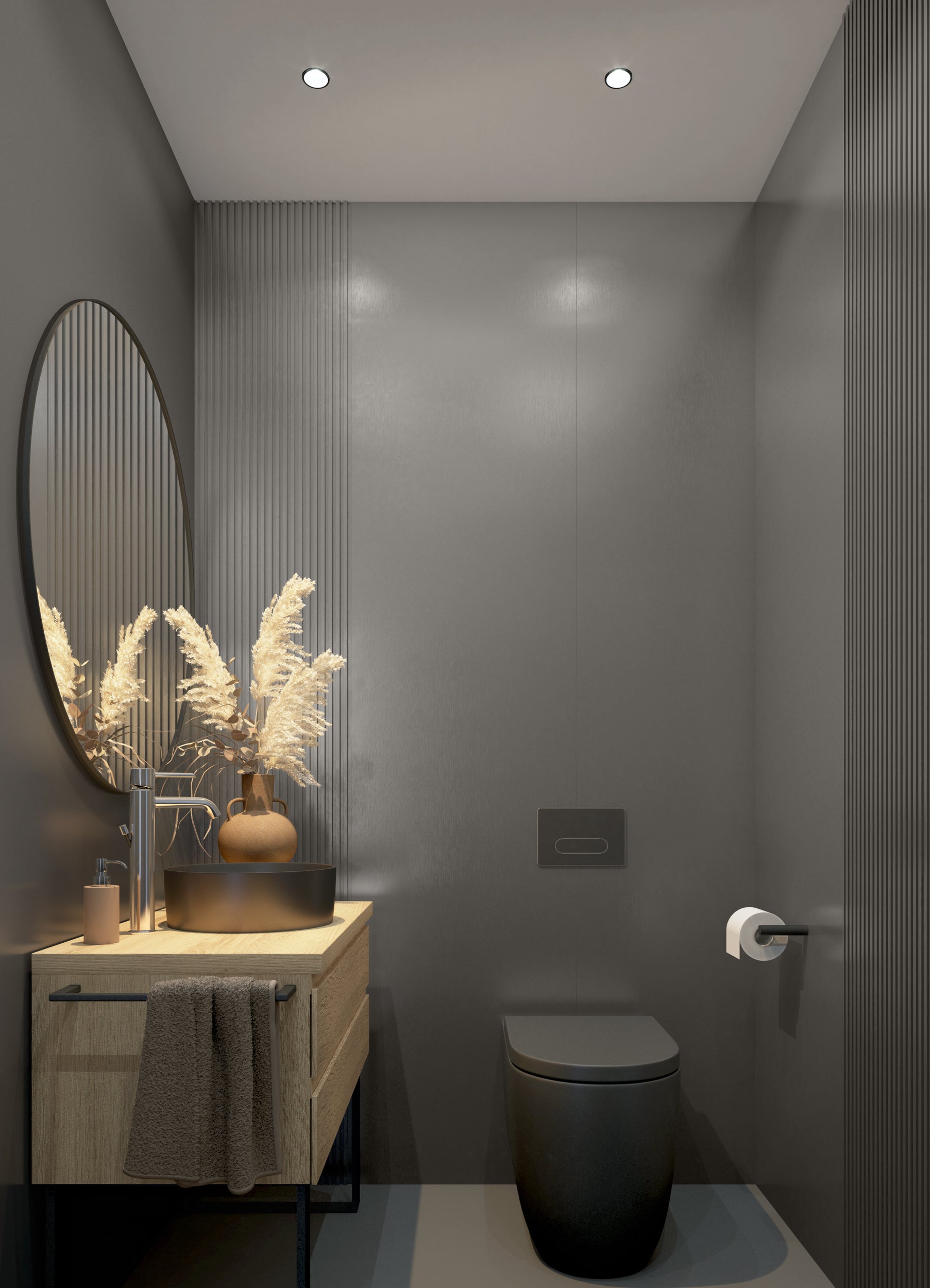 Vilo MPC Brushed Steel XL Paneele  60x265cm