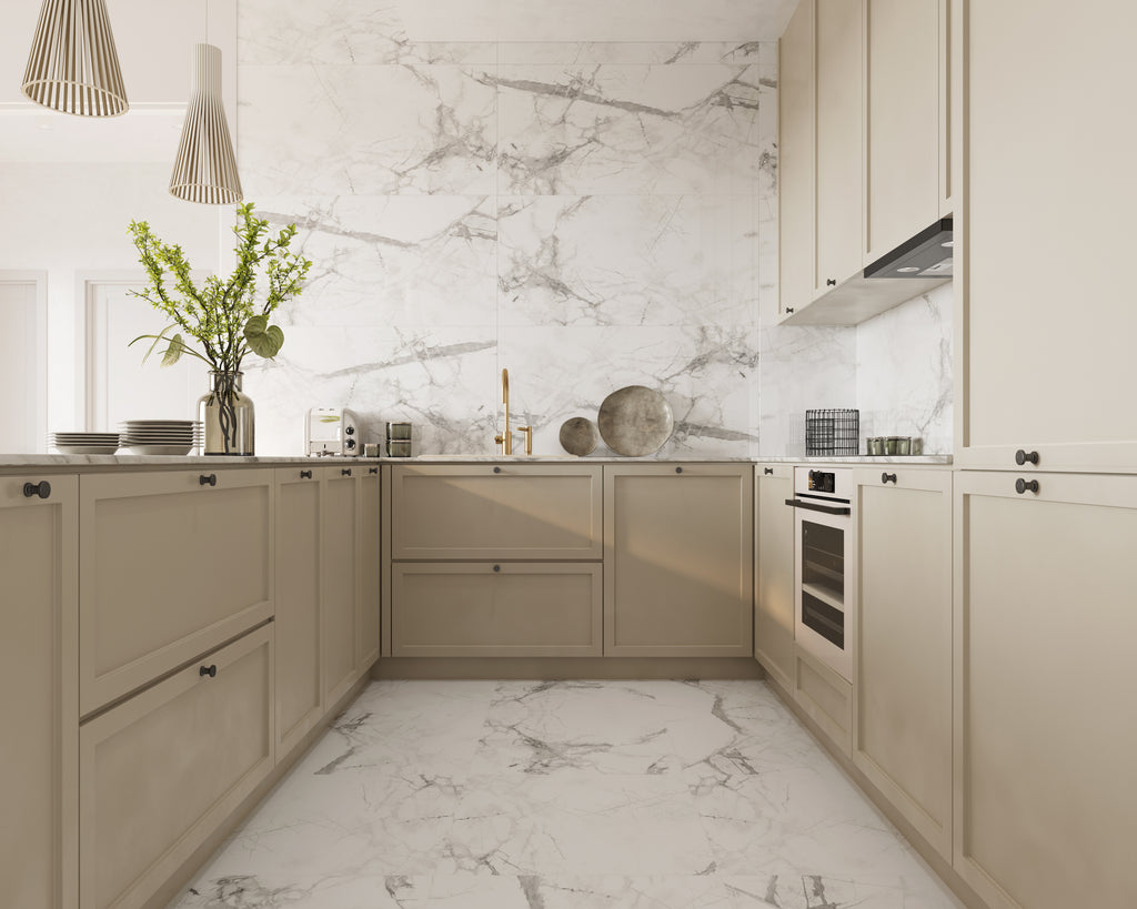 Vilo - SPC Stone Calacatta Snow 600x600x6mm