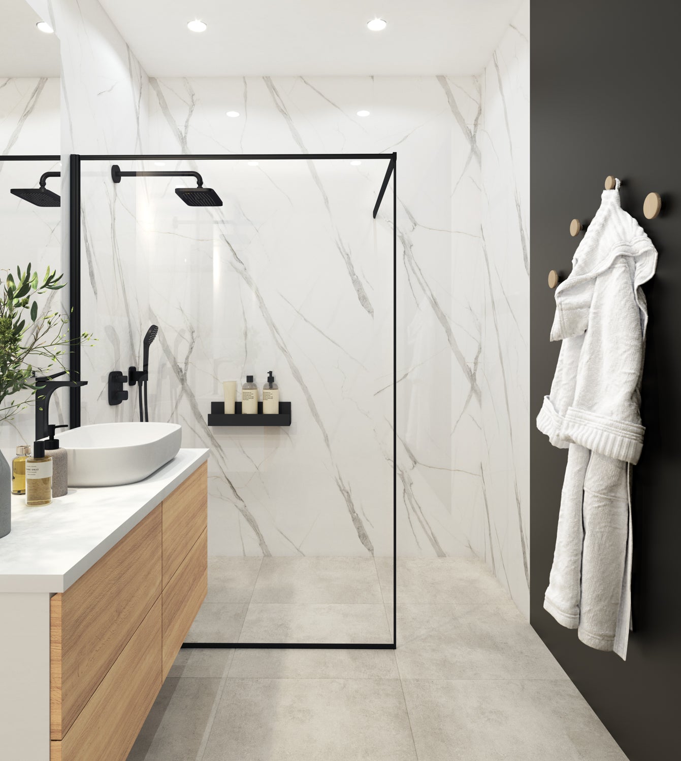 Vilo - SPC Wall Calacatta White 1200x2650x4mm (GLANZ)