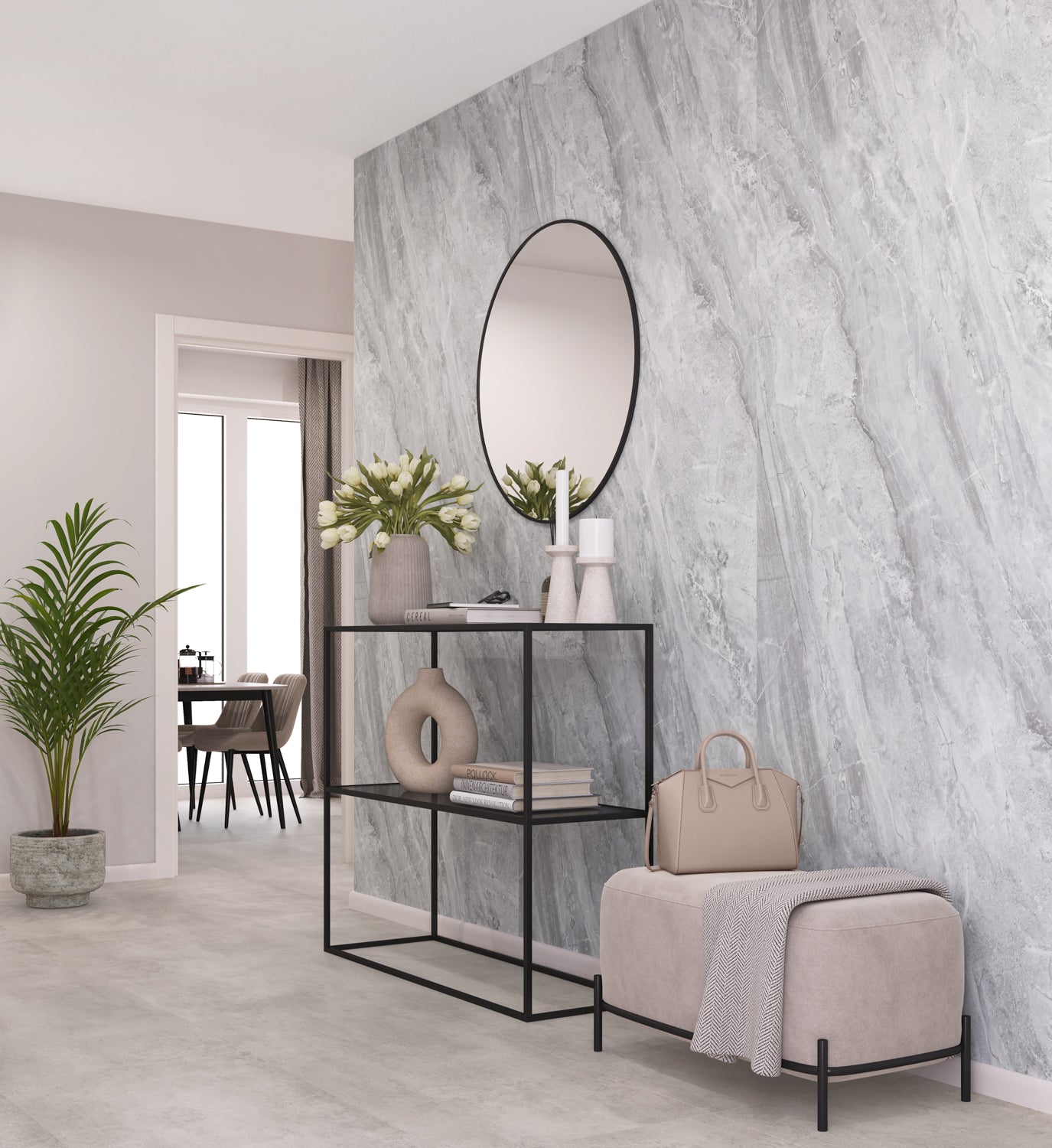 Vilo - SPC Wall Smoky Ash 1200x2650x4mm