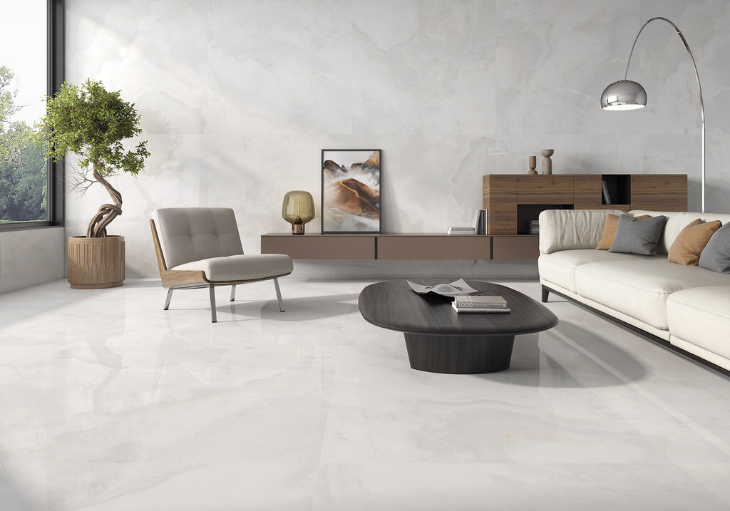 Oni White 120x120cm Hochglanz