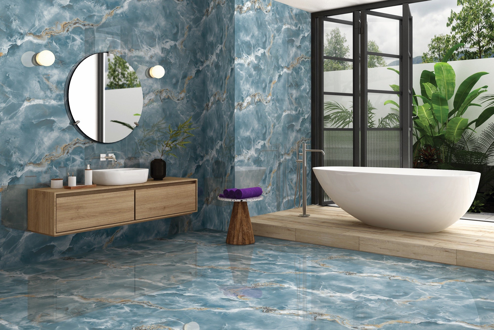 Endless Love Onyx Auqa 60x120cm